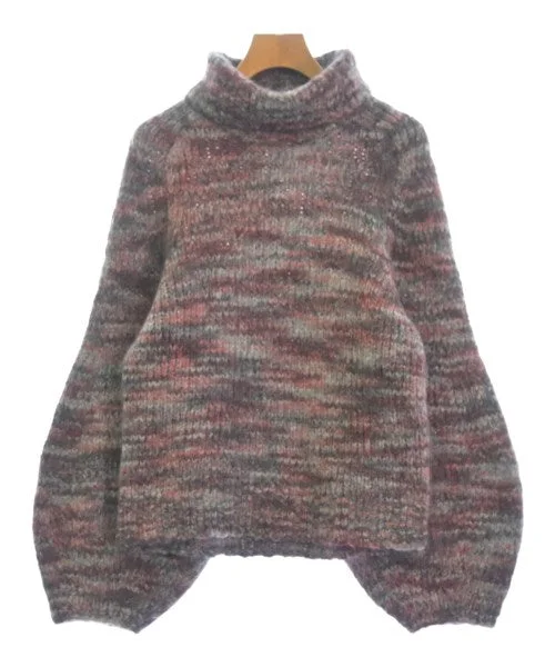 DRIES VAN NOTEN Sweaters Denim Fabric Leather Fabric Suede Fabric