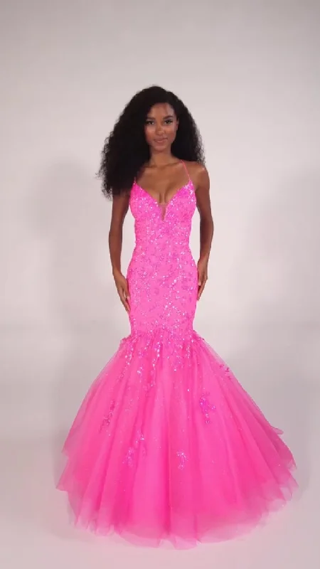 Ellie Wilde Long Mermaid Prom Dress EW34011