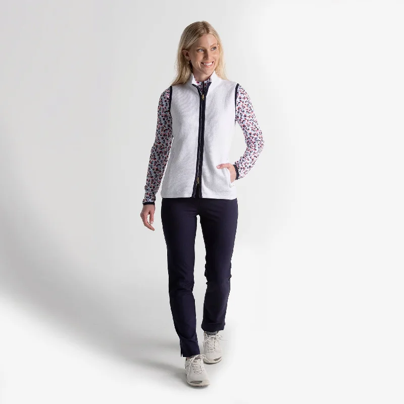 PEYTON SWEATER VEST Lace Blend Ribbed Blend Corduroy Blend