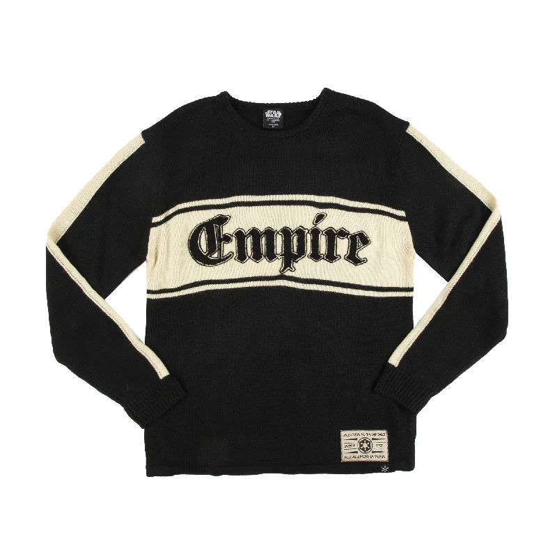 Empire Varsity Sweater Toggled Drawstring Belted