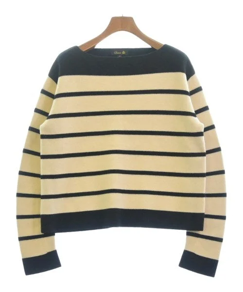 Drawer Sweaters Ribbed Striped Patterned