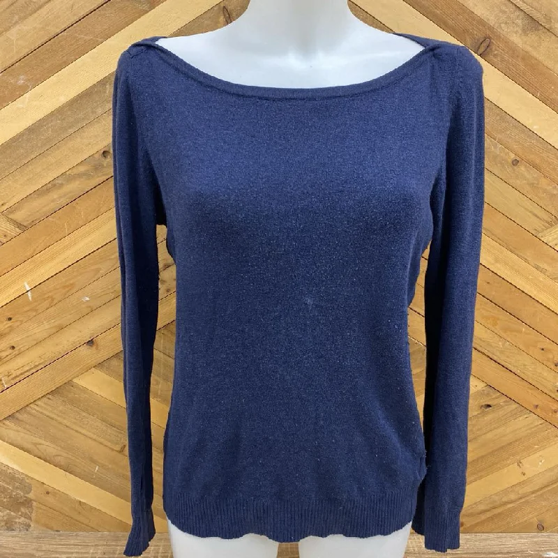 Kersh - Women's Lightweight Sweater: Navy-women-MD Hooded Sweater Collared Sweater Shawl Collar