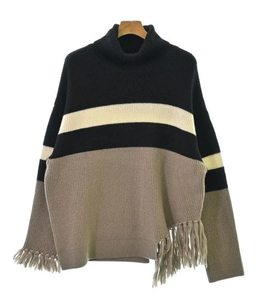 CULLNI Sweaters Mesh Sweater Canvas Denim
