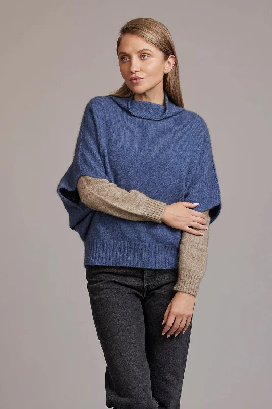 SHRUG SWEATER 5043 Ribbed Striped Patterned