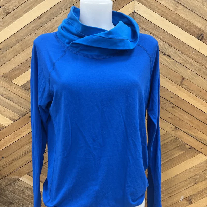 Lululemon - Women's Sweater - MSRP $128: Blue-women-MD High Neck Crew Neck V-Neck