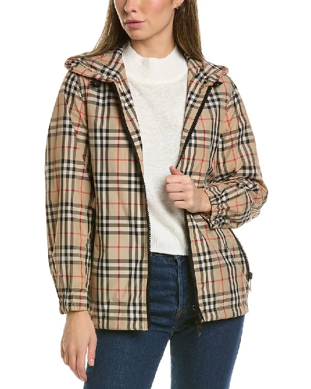 Burberry Vintage Checked Hood Jacket