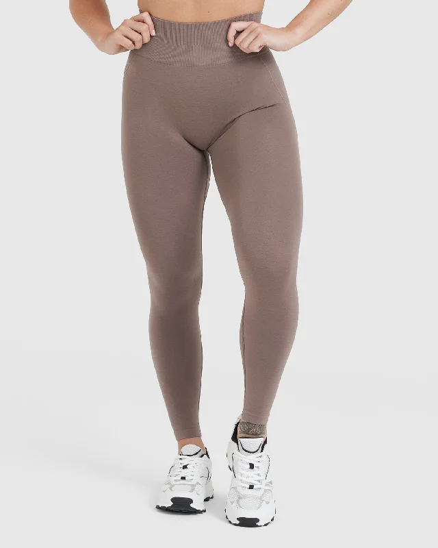 Effortless Seamless Leggings | Washed Cool Brown