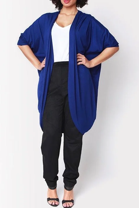 Shegul Mia Cocoon Cardigan - Cobalt