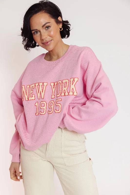 New York 1995 Sweatshirt in Pink