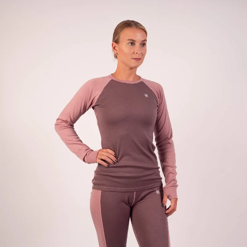 Rose 100% Merino Wool Long Sleeve