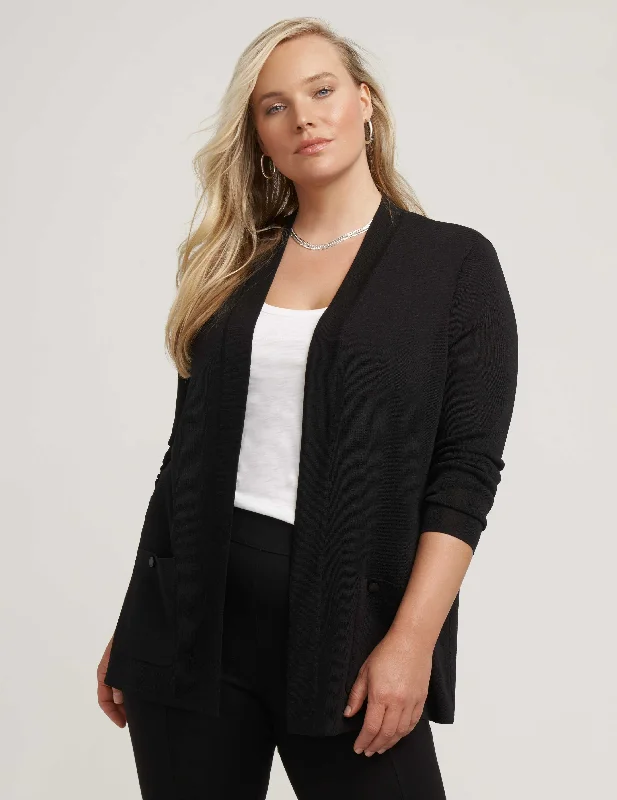 Plus Size Two Pocket Malibu Cardigan