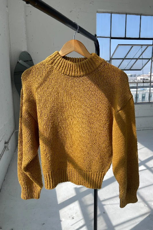 Zoe Cotton Sweater - Dijon