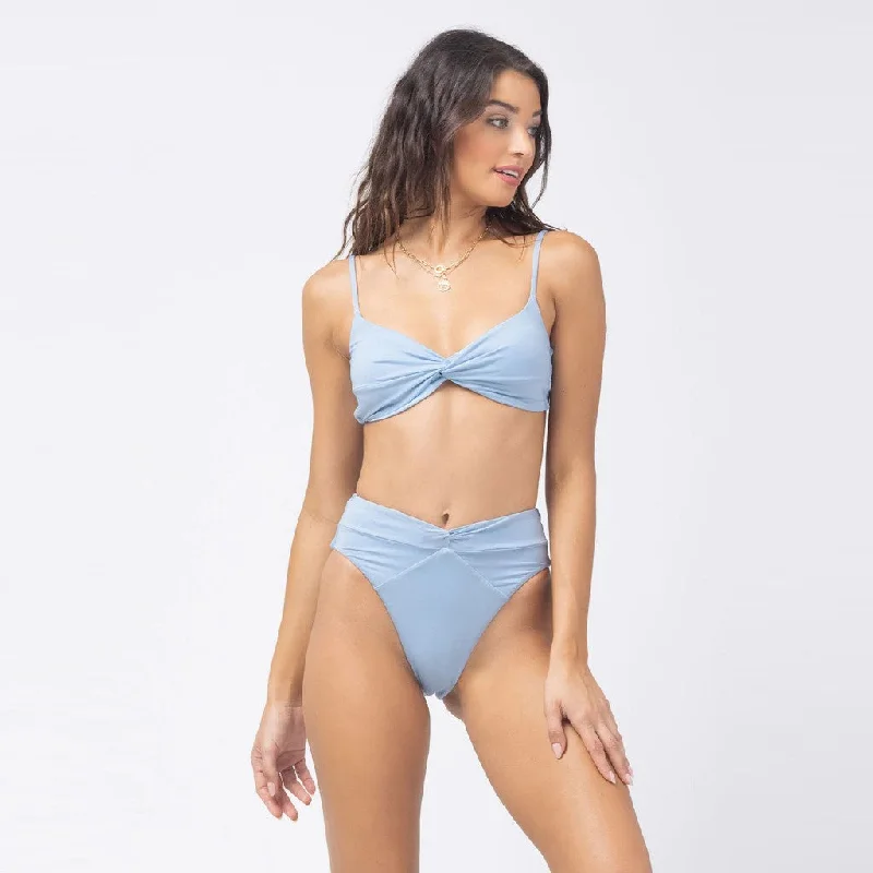 Shimmer Nancy Lee Bikini Bottom (Sky Blue)