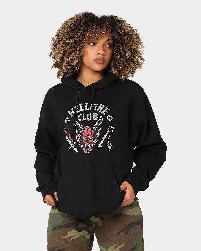 Goat Crew Goat Crew X Stranger Things Hellfire Hoodie Black