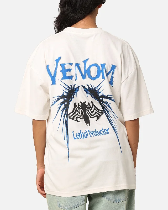 Goat Crew Marvel Spider-Man Y2K Venom T-Shirt Off White