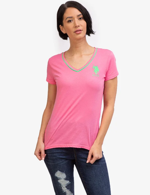 NEON V-NECK T-SHIRT