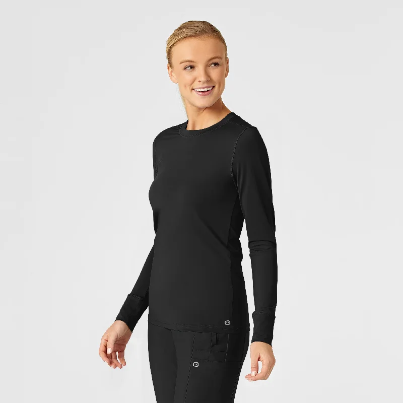 Women's Performance Long Sleeve Tee - Black