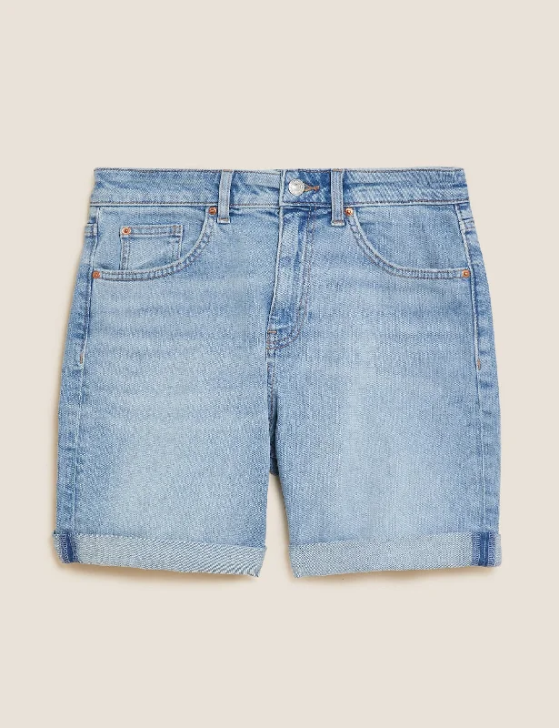 Denim Boyfriend Shorts