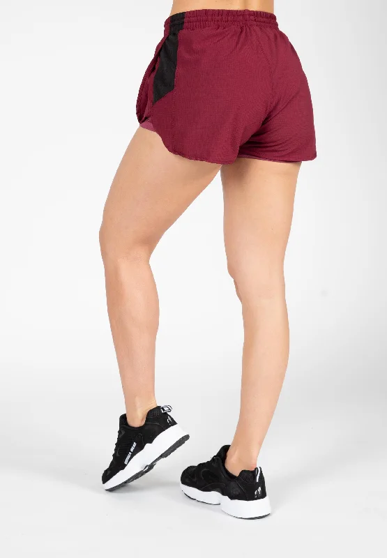 Salina 2-In-1 Shorts - Burgundy Red