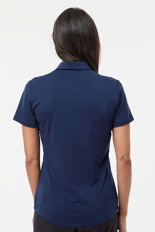 Adidas Womens Ultimate Moisture Wicking Short Sleeve Polo Shirt - Team Navy Blue - NEW