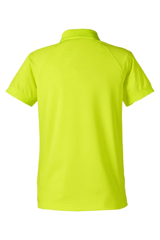 Harriton Womens Charge Moisture Wicking Short Sleeve Polo Shirt - Safety Yellow