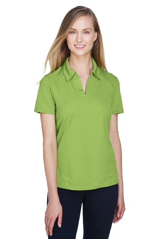 North End Womens Sport Red Performance Moisture Wicking Short Sleeve Polo Shirt - Cactus Green