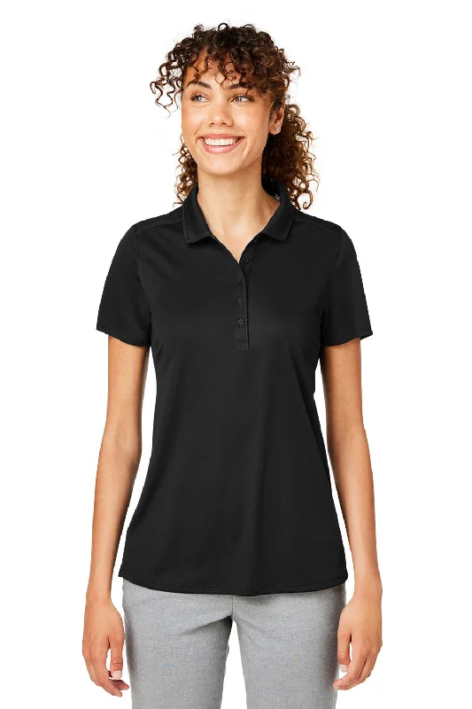 Puma Womens Gamer Moisture Wicking Short Sleeve Polo Shirt - Black