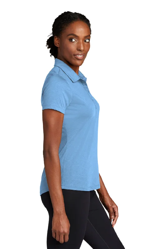 Sport-Tek Womens Strive Moisture Wicking Short Sleeve Polo Shirt - Carolina Blue