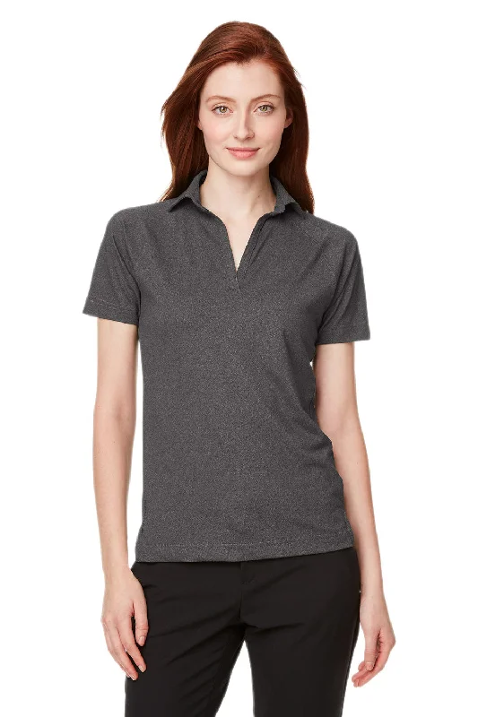 Spyder Womens Spyre UV Protection Short Sleeve Polo Shirt - Black Frost