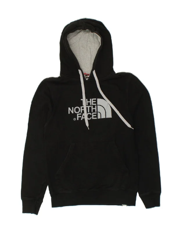 THE NORTH FACE Mens Graphic Hoodie Jumper XS Black Cotton