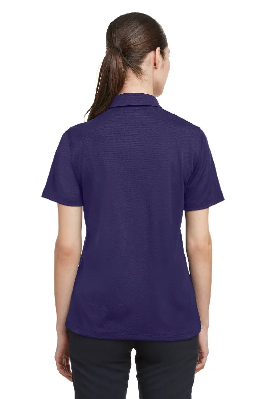 Under Armour Womens Tech Moisture Wicking Short Sleeve Polo Shirt - Purple